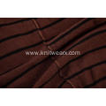 Women's Knitted Lurex Striped Crew-Neck Pullover